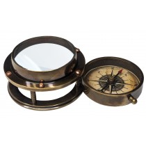 Compass With Magnifying Glass 6.5cm