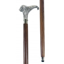 Lionhead Swagger Cane - Sheesham Wood 95cm
