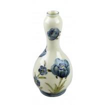 Blue Flower Design Vase 18cm  