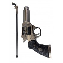 Pistol-Grip Swagger Cane / Walking Stick - 96cm