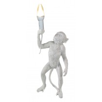 Monkey Holding Candle Table Lamp 40cm (Bulbs Not Included)