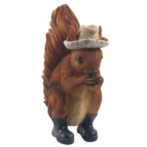 Squirrel With Hat 24cm
