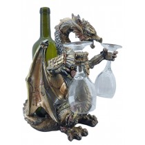 Steampunk Dragon Wine Holder 29.5cm