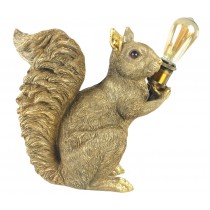 Squirrel Table Lamp - 34.5cm  (Bulbs Not Included)