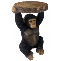 Chimp Holding Trunk Table 53cm