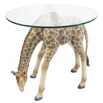 Giraffe Glass Top Table 54.5cm 