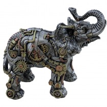 Elephant - Silver Finish 22.5cm