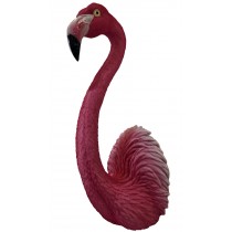 Pink Flamingo Head & Neck Wall Art - 72cm