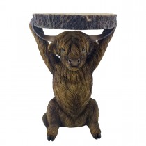 Highland Cow Table 35cm