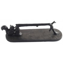 Tree & Squirrel Scraper K/D 33cm - Brown 