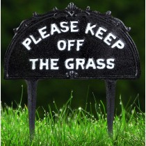 Garden Stick - Please Keep Off The Grass 26cm