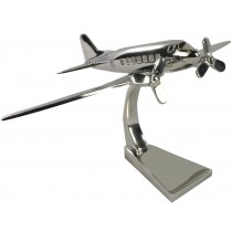 Dakota Plane Model Extra-Large Nickel Plated Aluminium - 60cm