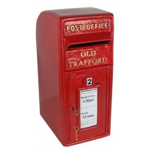 Old Trafford Post (Box Only) Red 57cm