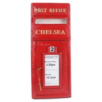 Chelsea Post Box Red (FRONT ONLY) - Wall Mount 60cm