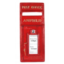 Anfield Post Box Red (FRONT ONLY) - Wall Mount 60cm