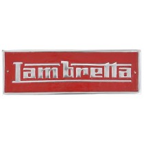 Lambretta Rectangular Aluminium Plaque 43cm