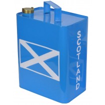 Scottish Flag - Scotland on Side Petrol Can 33cm 