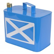 Scottish Flag Petrol Can Small 26cm