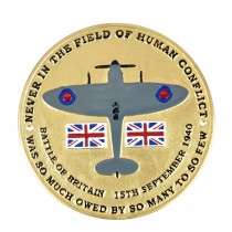 Battle Of Britain Plaque - Cast Iron - 24cm