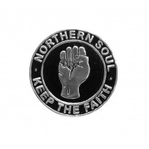 Northern Soul Sign - Polished Aluminium 12cm
