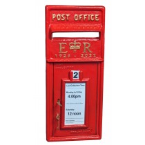 ER 1926-2022 Post Box Red  (FRONT ONLY) 58cm