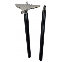 Vulcan Model Walking Stick - Cast Aluminium - Mango Wood - 91.5cm