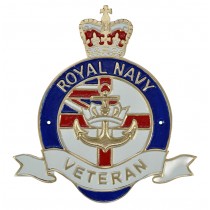 Royal Navy Veteran - Cast Iron Plaque 25cm