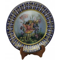 Fairy Plaque Blue 35cm