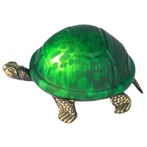 Turtle Table Lamp (Green) 20.3cm