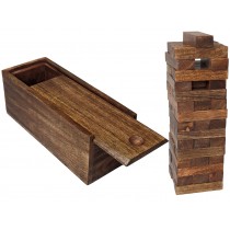 Jenga Wooden Puzzle - Sheesham Wood - 21cm