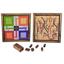 Magnetic Ludo, Snakes and Ladders- 2 Games - 27cm