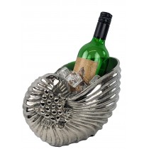 23cm Medium Nautilus Shell 2/4 Bottle Ice Bucket N/P