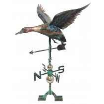 Copper Art - 3D Flying Duck Weathervane - 99cm