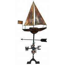 Copper Art - Sailboat Weathervane - 137cm