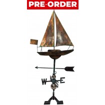 Copper Art - Sailboat Weathervane - 137cm