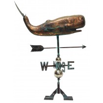 Copper Art - 3D Whale Weathervane - 100cm