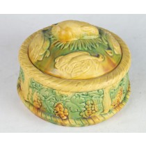 Majolica Rabbit Tureen