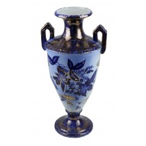 Blue 2 Handled Vase 33.5cm