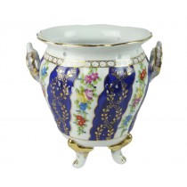 Blue  2 Handled  Pot-N 22cm