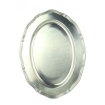 Metal Oval Plate 37cm