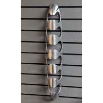 Aluminium 6 Bottle Wine Rack -  85cm