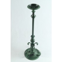 Candle Stick - Green Cold Finish 41cm