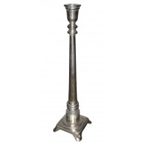 Aluminium Pillar Candle Holder (Rough Polish Finish) 48cm