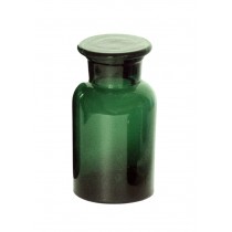 Medicine Bottle Green with Lid 11cm ** In  Addition to a Carriage Paid Order  **
