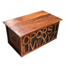 Acacia Lisbon Alphabet Trunk 'O, P, Q, R,S,T,U,V,W,X,Y & Z' - 93cm
