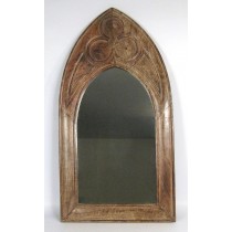 Mango Wood Gothic Mirror (Large) 88cm