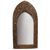 Mango Wood Tree Of Life Design Mirror 60.5cm (Small) 