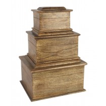Mango Wood Set of 3 Boxes 28cm