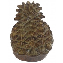 Mango Wood Pineapple Box 10.5cm