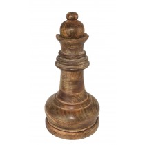 Mango Wood Queen Chess Piece 36cm